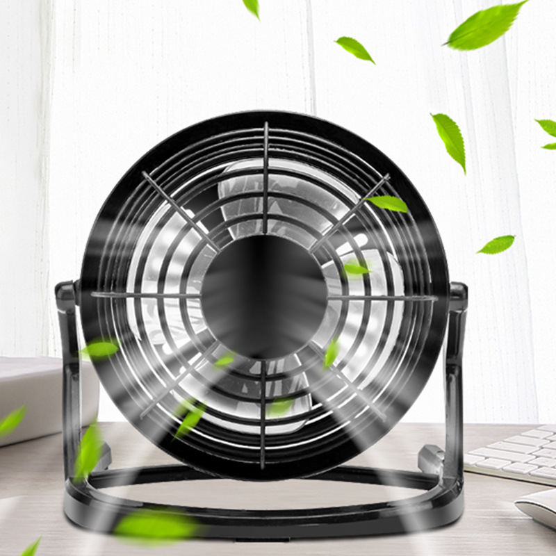 Γραφείο Mini Air Cooler Fan Πλαστικό Μαύρο