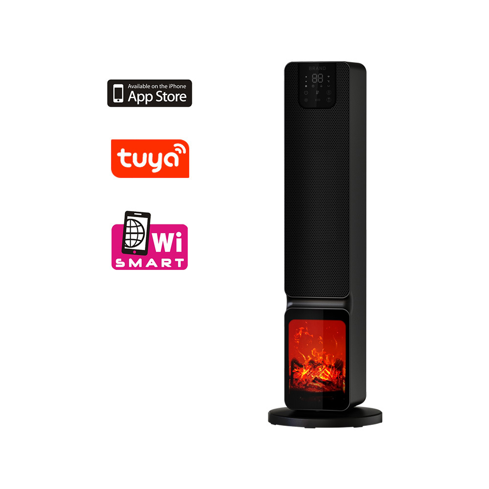 Wifi Smart Heater 3D Flame με ψηφιακή οθόνη